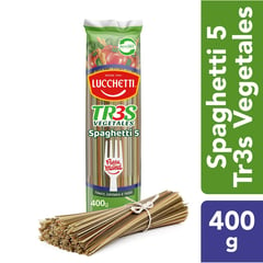 LUCCHETTI - FIDEO PASTA TRES SPAGHETTI 400 GRS. L