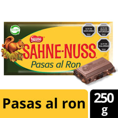 SAHNE NUSS - CHOC RAISINS NESTLE 250 GR