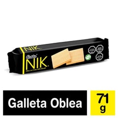 COSTA - Galleta Nik Oblea Relleno de Vainilla 71 g