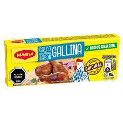 MAGGI - Caldo Sabor Gallina 88G 8 Tabletas