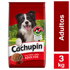 CACHUPIN - Alimento Seco para Perro Adulto Sabor Carne 3 Kg