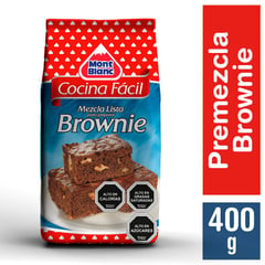 MONT BLANC - Premezcla Cocina Fácil Brownies