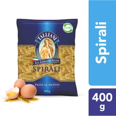 TALLIANI - FIDEO ESPIRALI AL HUEVO 56 400 GRS. T