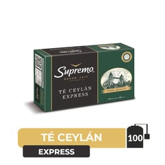 SUPREMO - Té Ceylán Express 100 Un