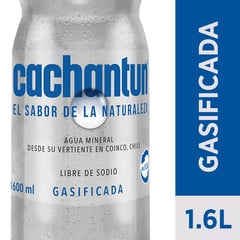 CACHANTUN - Agua Mineral con Gas 1.6 L