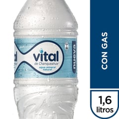 VITAL - Agua Mineral con Gas 1.6 L