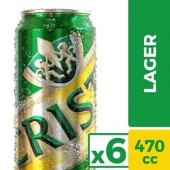 CRISTAL - CERVE LATA PACK 4.6G GL 6X470 CC