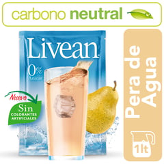 LIVEAN - Bebida Instantánea Sabor Pera