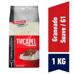 TUCAPEL - Arroz G1 Graneado Suave Largo Ancho 1 Kg