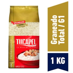 TUCAPEL - Arroz G1 Pregraneado Grano Ancho 1 Kg