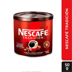 NESCAFE - Café Instantáneo Tradición Tarro 50 g