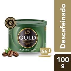 GOLD - Café Instantáneo En Polvo Descafeinado