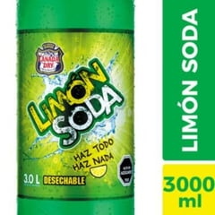 LIMON SODA - Bebida Limón Soda 3 L