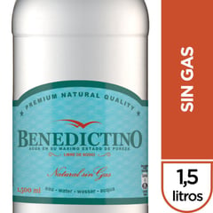 BENEDICTINO - Agua Purificada Sin Gas Libre de Sodio