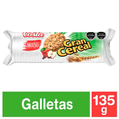 COSTA - Galleta Gran Cereal Muesli 135 g