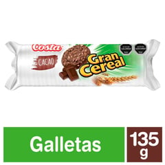 COSTA - GALLETA GRAN CEREAL CACAO 135G