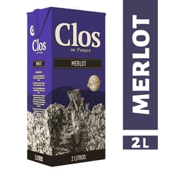 CLOS DE PIRQUE - Vino Tinto Merlot 14.5° 2000 cc