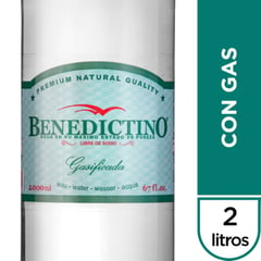 BENEDICTINO - Agua Purificada Con Gas