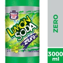 LIMON SODA - Bebida Limón Soda Zero 3 L