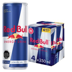 RED BULL - Pack 4 Bebidas Energeticas