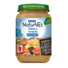 NESTLE - Colado Naturnes Carne y Verduras 215 g