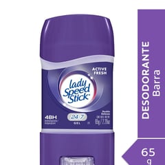 LADY SPEED STICK - Desodorante en Barra 24/7 Active Fresh 65 g