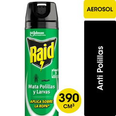 RAID - Insecticida Mata Polillas y Larvas 390 ml