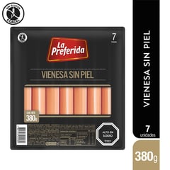 LA PREFERIDA - Vienesas Sachet sin Piel