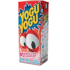 YOGU YOGU - Bebida Láctea Sabor Frutilla