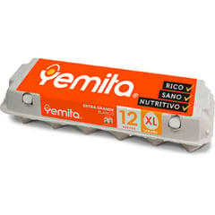 YEMITA - Huevos Blanco Extra Grande 12 Un