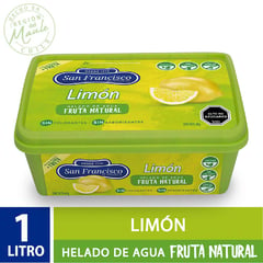 SAN FRANCISCO - HELADO LIMON AGUA 1 LT.