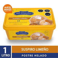 SAN FRANCISCO - HELADO SUSPIRO LIMENO 1 LT..