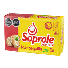 SOPROLE - Mantequilla con Sal 125 g