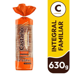 CASTAÑO - Pan de Molde Familiar Integral