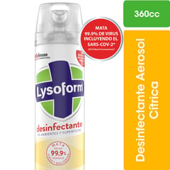 LYSOFORM - Desodorante Ambiental Desinfección Cítrico