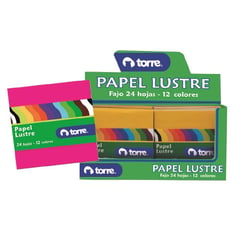 TORRE - Fajo Papel Lustre 24 Hojas