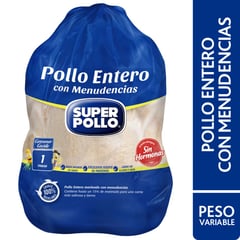 SUPER POLLO - Pollo Entero con Menudencias Peso Variable