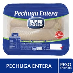 SUPER POLLO - Pechuga de Pollo Entera Peso Variable