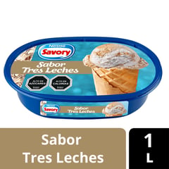 SAVORY - Helado de Leche Sabor Tres Leches Cassata 1 L