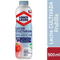 LONCOLECHE - Leche Cultivada Light Sabor Frutilla