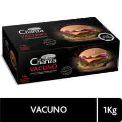 LA CRIANZA - Pack Hamburguesa de Vacuno 10 x 100 g