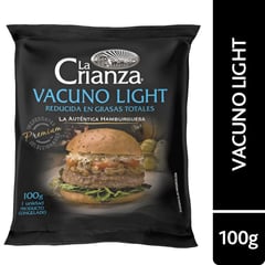 LA CRIANZA - Hamburguesa de Vacuno Light 100 g