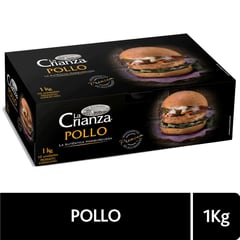 LA CRIANZA - Pack Hamburguesa de Pollo 10 x 100 g