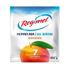 REGIMEL - Mermelada Durazno Sin Azucar Añadida