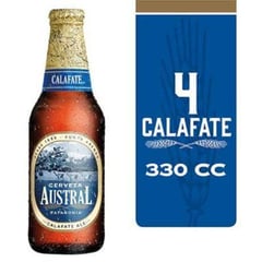 AUSTRAL - Pack Cerveza Calafate Botella 4X330CC