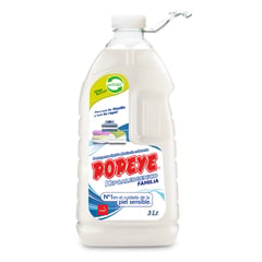 POPEYE - Detergente Líquido Hipoalergénico Familia Popeya Botella 3 L