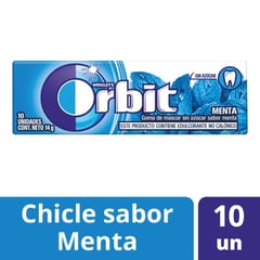 ORBIT - Chicle Menta Sin Azúcar 14 g