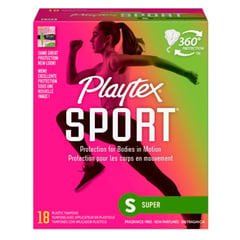 PLAYTEX - Tampones Sport Sin Aroma Absorción Super 18 Un