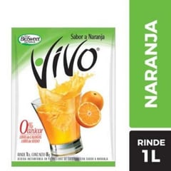 VIVO - Bebida Instantánea En Polvo Sabor Naranja Light