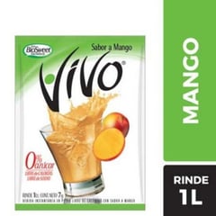 VIVO - Bebida Instantánea En Polvo Sabor Mango Light